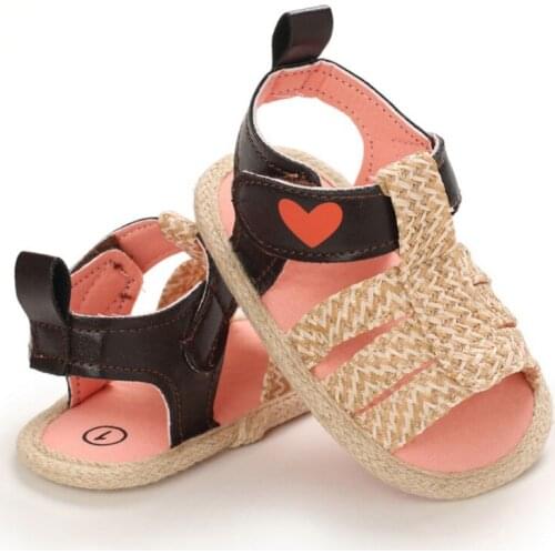 Children Summer Fashion Woven Non-Slip Sandals For Infants Toddlers Girls Casual Shoes 2021