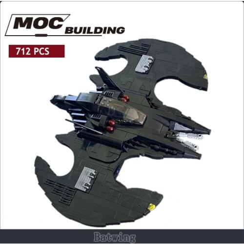 Super Heroes Movie Idea MOC Building Blocks Bat-Man Dark Chariots Knight Akcam Batmobile Assembling Brick Set Childrens DIY Toy
