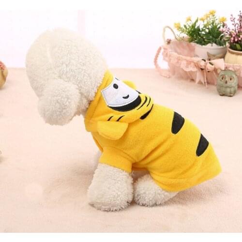 Pet Halloween Cosplay Clothes Small Dog Tiger Dinosaur Coat Pet Costume Dog Hoodie Puppy Outfits Funny Apparel Party Dressing Up
