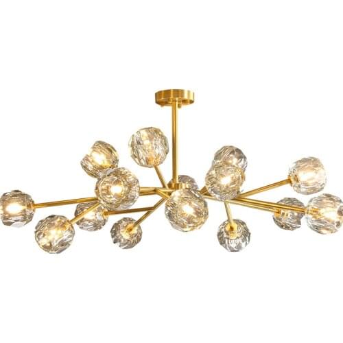 Indoor diamond shape Led lights Wedding lighting crystal Chandelier fixtures G9 LED luminaria lamp Living Room lustre de cristal