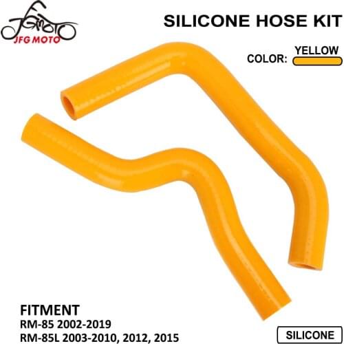 Motorcycle Silicone Hose Kit Radiator Heater Coolant Water Pipe For SUZUKI RM85 2002-2019 RM85L 2003-2010 2012 2015 RM 85 85L