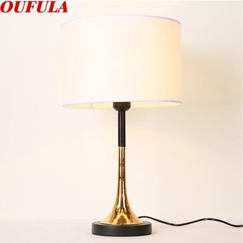 OUFULA Table Lamps Contemporary Luxury Design LED Desk Light Decorative For Home