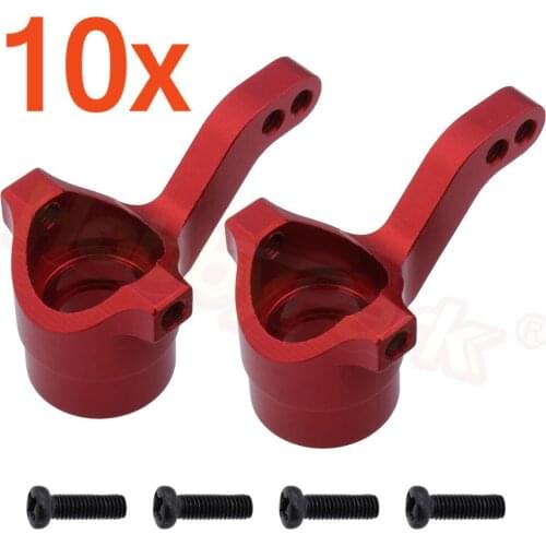 10 Pairs Aluminum Front Steering Hub Carrier Knuckle (L/R) For RC Electric HPI WR8 Flux Bullet ST MT 3.0 108078