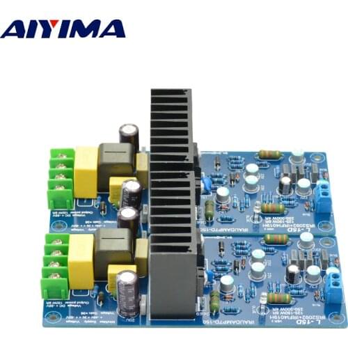 Aiyma 2pcs Assembled L15D Amplfiier Board Digital Audio Power Amplifier Kit IRS2092 IRFI4019H