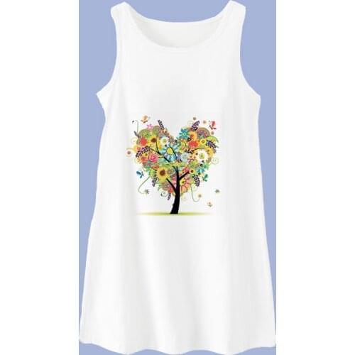 Frocks For Girls New Summer Baby Girl Clothes Toddler Butterfly Plant Tree Print Vestiods Casual Sleeveless Dress Kids 4-9 Years