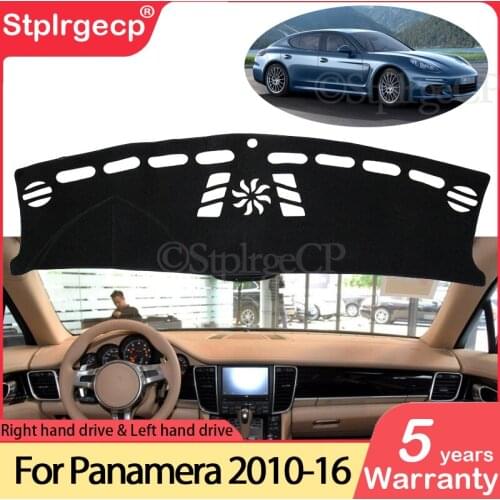 For Porsche Panamera 2010~2016 Turbo GTS S Anti-Slip Anti-UV Mat Dashboard Cover Pad Shade Dashmat Protect Carpet Accessories