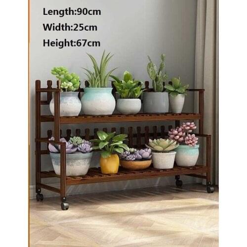 Stojaki Na Kwiaty Table Wood Plantenstandaard Soporte Plantas Interior Balcony Outdoor Flower Stand Rack Dekoration Plant Shelf