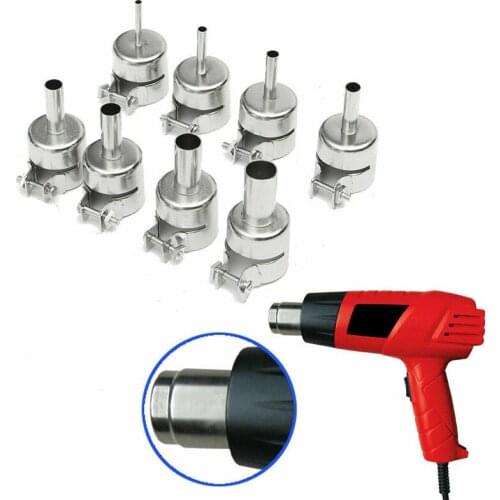 3-12MM Universal Nozzles Stainless Steel Soldering Heat Gun Circular Nozzles for 850 852 Series Welding Soldering Supplies