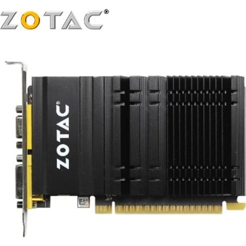 ZOTAC Video Card GeForce GT 610 1GB 64Bit GDDR3 Graphics Cards GPU Map For NVIDIA Original GT610 1GD3 Dvi VGA PCI-E