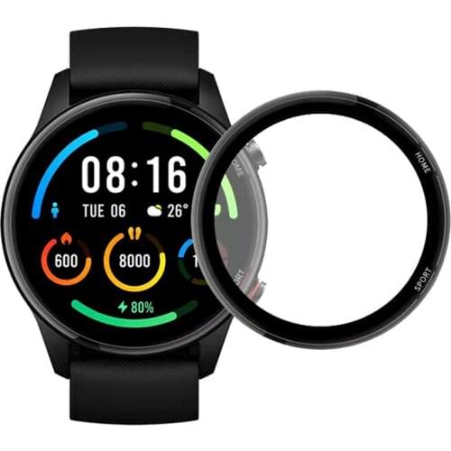 3D Curved Full Edge Protective Film Cover Protection For Xiaomi Mi Smart Watch Color Sports Version Smartwatch Screen Protector