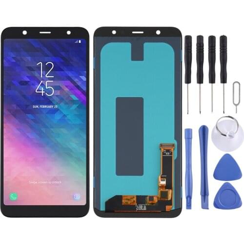IPartsBuy for Samsung Galaxy A6+ (2018) SM-A605 OLED Material LCD Screen and Digitizer Full Assembly