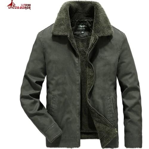 Winter Jacket men 100% cotton Military Bomber Jackets Jaqueta Masculina men`s windbreaker thick Fleece jacket male parka coats