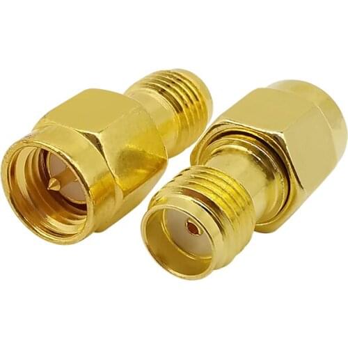 1Pcs Straight SMA Male Plug to SMA Female Jack RF Coaxial Adapter Type Connector for FPV Drone Wi-Fi Router Antenna