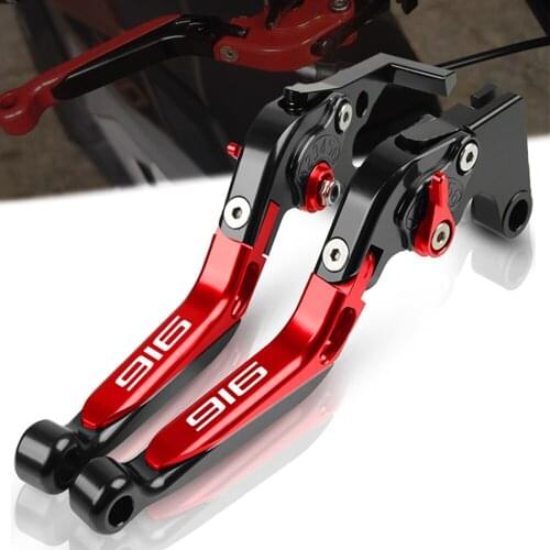 Motorcycle CNC Accessories Handbrake Folding Extendable Adjustable Clutch Brake Levers FOR DUCATI 916 1998 Lever Parts
