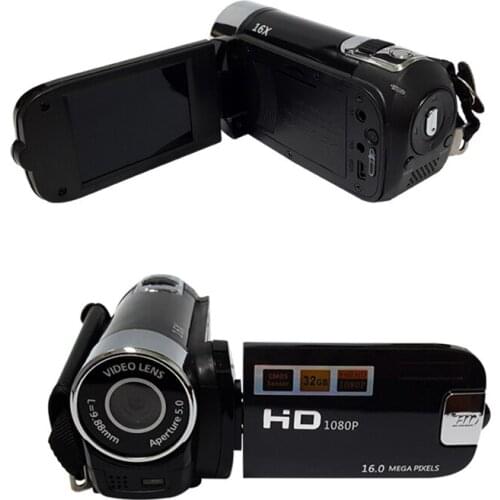 Anti Shake DV Camcorder 1080P HD 16X Night Shoot Zoom Mic 2.7 Inch Screen Handheld Digital Video Camera For Vlog Party wedding