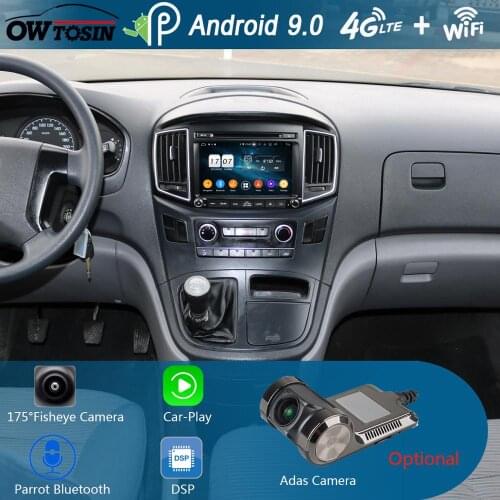 8"IPS 1280*720 8Core 4GB+64GB ROM Android 9.0 Car DVD Player For Hyundai H1 Grand Starex 2016 2017 2018 DSP Radio GPS Parrot BT