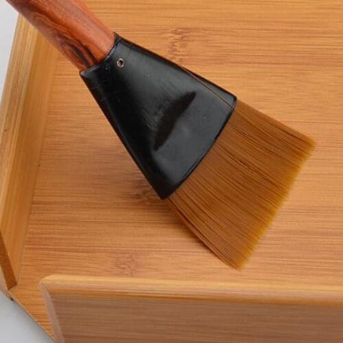 Wooden Kungfu Teapot Brush Wood Tea Brushing Kung Fu Tea Brush Sweeping Tool Kitchen Teaware Accessories