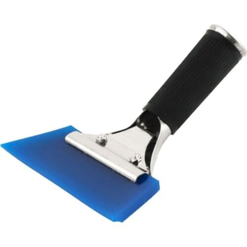 Home Car Auto Tint Window Film Tools Angled Blue max Pro Squeegee With Handle
