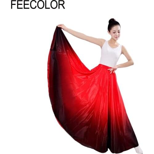 FEECOLOR Famenco Skirt Spanish Dance Performance Costume Female Avant-Garde 360 ​​Degrees