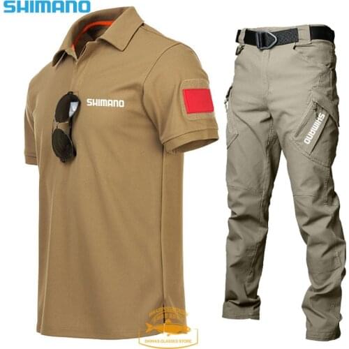 Daiwa Militar Multicam Camouflage Suits Hunting Clothing Men Fishing Uniform Tactical Suit Combat Shirt + Cargo Pants