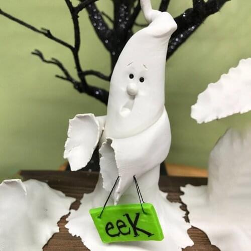 Creative Halloween Statue Modern Simple Resin Crafts Desktop Ornament For Home Living Room Office Decoration @ls