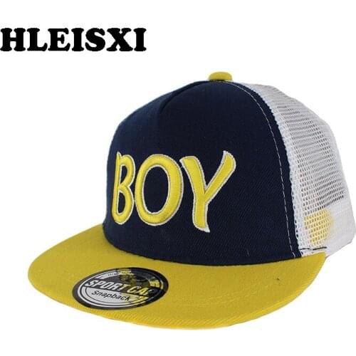 HLEISXI New Fashion Children Baseball Caps Casual Boy Summer Caps For Kids Letter Hat Adjustable Hats Brand Gorras Sale