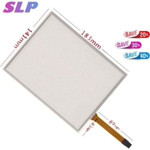 New 8''inch 183mm*141mm 4 wire Resistive Industrial application control equipment touch screen digitizer panel glass Free Post