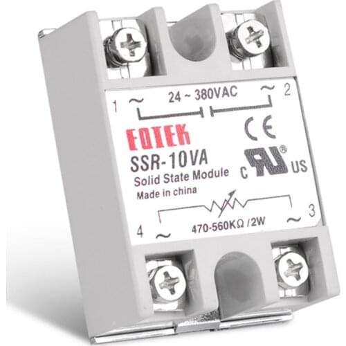 SSR-10/25/40VA Single Phase Solid State Relay Volt Shift Voltage Regulator Module Power Regulator Fully Isolated Resistance