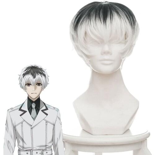Tokyo Genus Re Sasaki Asagi Jin Muyan Fluffy Micro-roll Cos Wig Anime Cosplay Game Perform Molding Accessories Short Hair Wig
