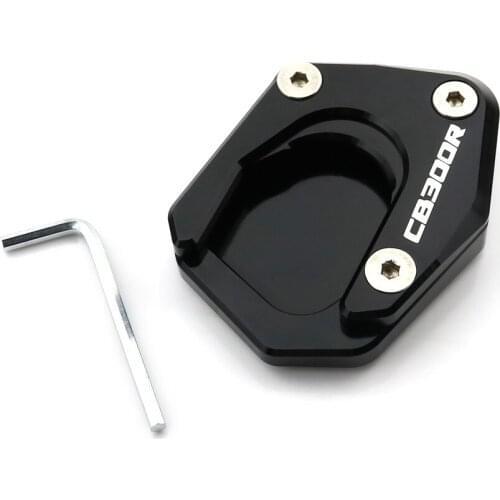 Fit For Honda CB300R CB 300R 2018-2020 Motorcycle Accessories Kickstand Side Shoe Foot Rests Stand Extension Enlarger Aluminum
