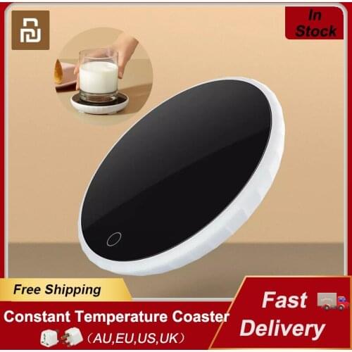 Youpin Constant Temperature Coaster 55 Degrees Auto Thermostatic Coaster Cup Heater Microgravity Induction Rapid Heating Cup Mat