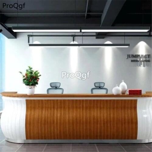Prodgf 1 Set creative Double Color Reception Desk Table