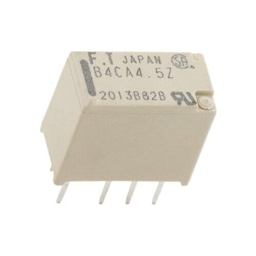 HOT NEW 4.5V relay B4CA4.5Z Signal relay DC4.5V 4.5VDC 4.5V two open and closed 8PIN