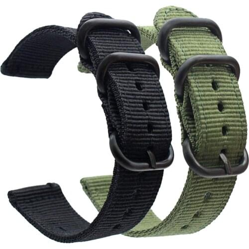 Premium Nato nylon Strap 22mm Watch Band for garmin fenix 5 plus quatix 5 Sapphire / Instinct / Approach S60 Replacement Band