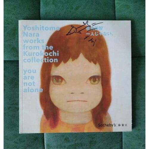Hand signed Nara Yoshitomo autographed catalog rare 032021