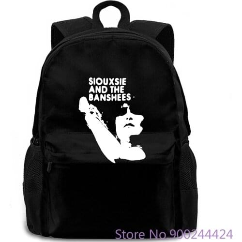 SIOUXSIE AND THE BANSHEES S-3XL GOTH PUNK ROCK NEW WAVE MUSIC Hip-Hop Simple Splicing Plus Size backpack