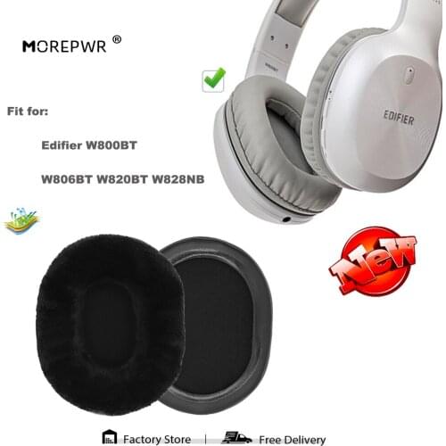 Replacement Ear Pads for Edifier W800BT W806BT W820BT W828NB Headset Parts Leather Cushion Velvet Earmuff Earphone Sleeve Cover