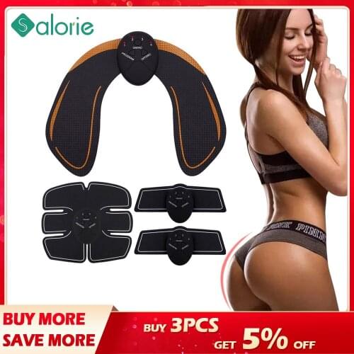 Muscle Stimulator EMS Massager Abdominal Muscle Trainer Electrostimulation Hip Trainer Abdomen Arm Exercise Slimming Machine