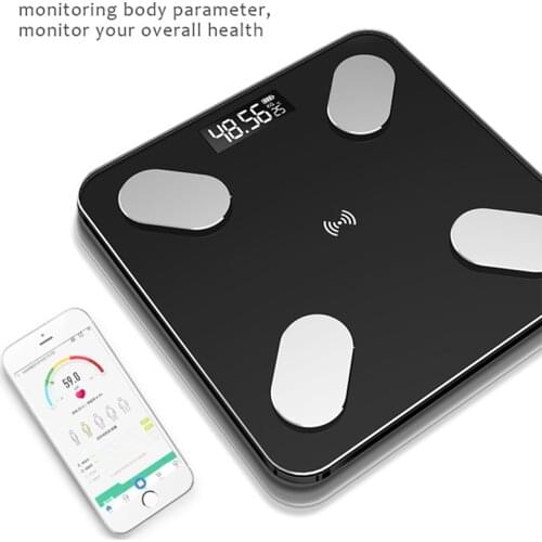 Body Fat Scale Smart BMI Scale LED Digital Bathroom Wireless Weight Scale Balance Bluetooth APP Android IOS