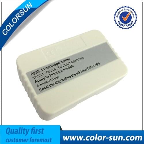 Cartridge Chip Resetter For Epson Stylus Pro 4900 4910 Printer Chip Resetter for T6531- T6539 cartridge resetter