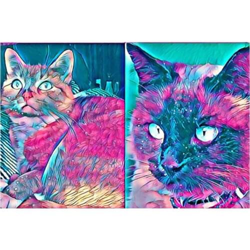 Animal diamond painting cats embroidery mosaic art bird diamond dotz diy rhinestone picture puzzle tapestry wall decor stickers