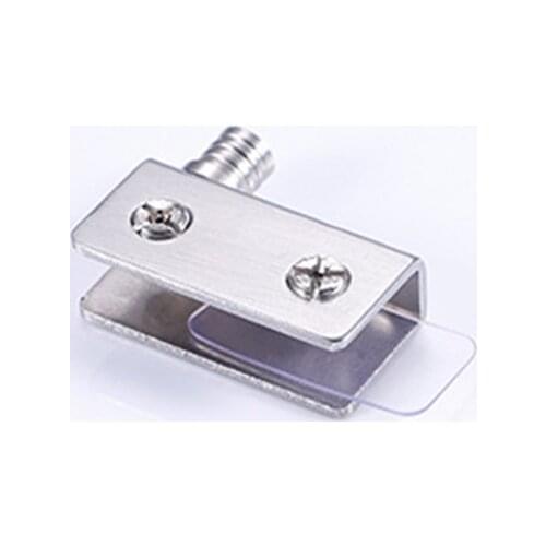 1/2/4pcs Stainless Steel for 5-8mm Glass Door Glass Pivot Clamps Door Hinges STTA889