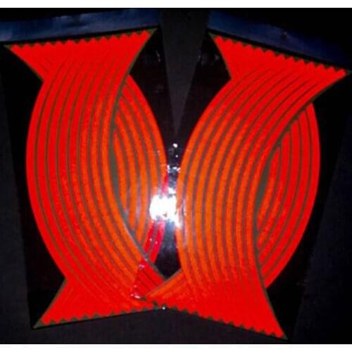 17 Inch Reflective Sticker Car Motorcycle Motocross Waterproof Safty Decoration Decals for Kawasaki Ninja Bmw Ktm MT07 MT09 MT10