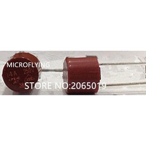 20PCS Mirco Fuse TR5 4A 250V Slow Down Circular Pipe