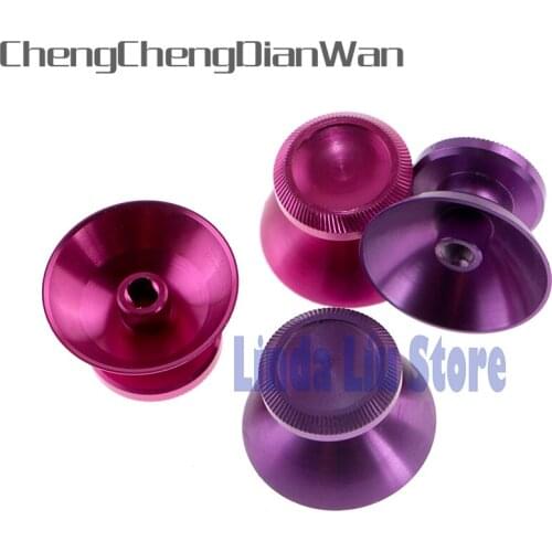 ChengChengDianWan 40pcs=20pairs Metal Mushroom Analog Thumbstick Aluminum Joystick Cap Cover for PS4 for xbox one