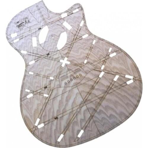 41inch Wood GA Corner Body Template Acoustic Guitar Making Mold Luthier Tool