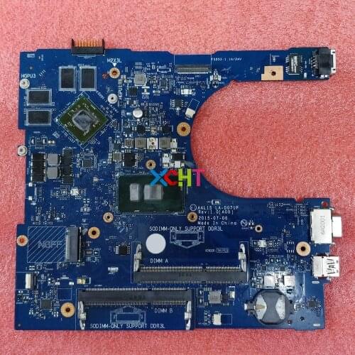85Y8T 085Y8T CN-085Y8T AAL15 LA-D071P w i5-6200U CPU 216-0864046 R5 M335 2GB GPU for Dell Inspiron 5567 NB PC Laptop Motherboard