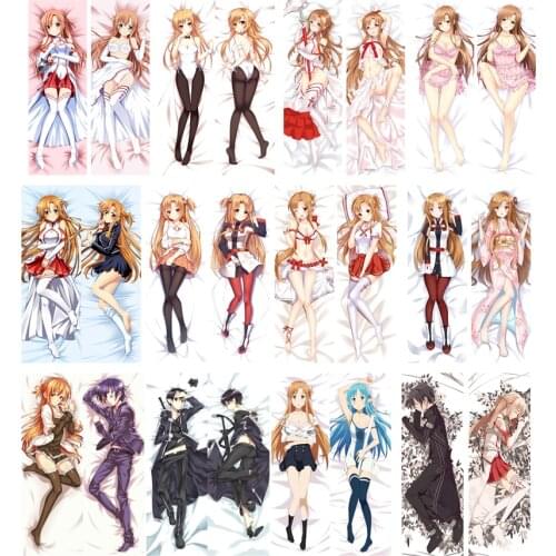 Anime Dakimakura Body Sword Art Online 150x50cm 100x35cm Pillow Case Cover Manga 1