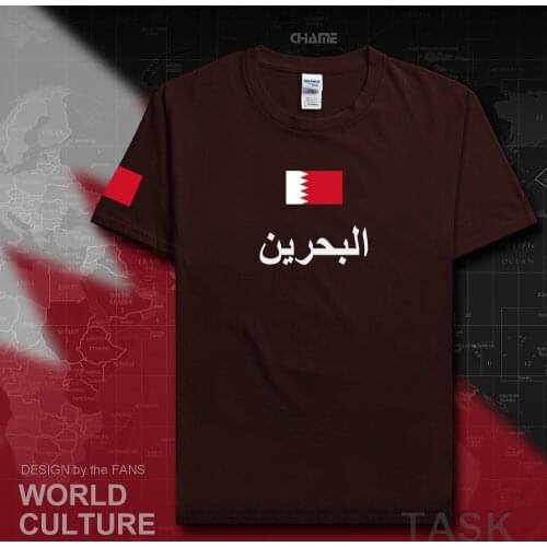 Bahrain men t shirts fashion 2017 jersey nation team 100% cotton t-shirt clothing tee country sporting BHR Bahraini Islam Arabic