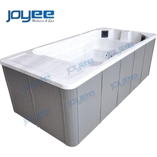 JOYEE Outdoor 1-3 Persons Swimming Pool Hot Tub with Heater Swimming Party In Garden Home Exercise Equipment